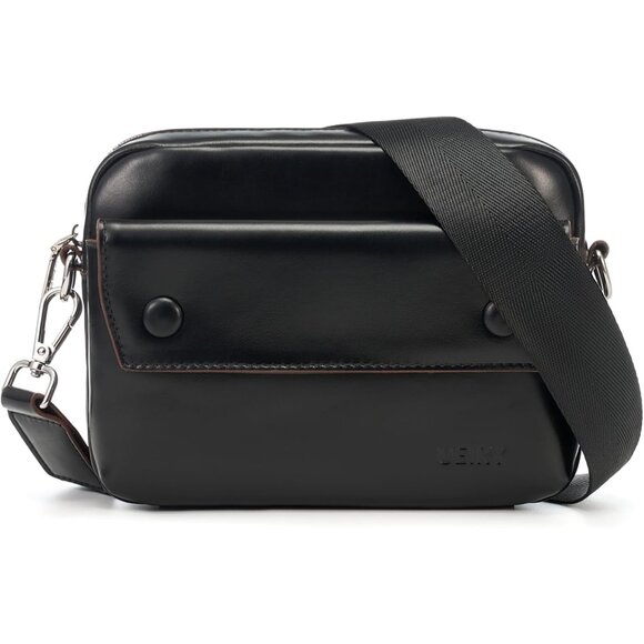 Chic Small Leather Shoulder Bag with Adjustable Strap - Perfect for Everyday Use - Picture 1 of 6